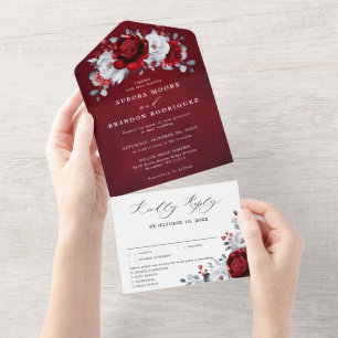 Casamento Floral Metálico Real de Prata Branca