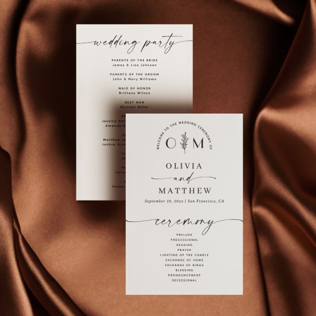 Casamento Floral Minimalista Elegante | Programa d (Criador carregado)