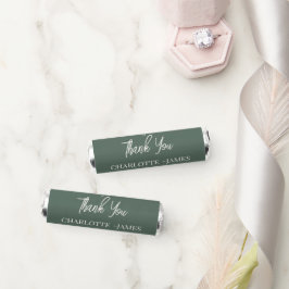 Casamento Floral Mínimo Verde Florestal Obrigado