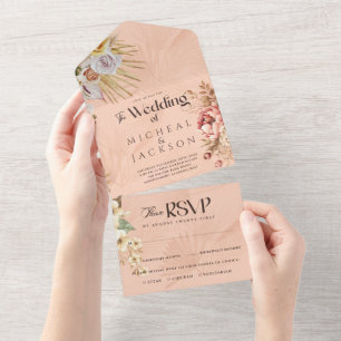 Casamento Floral Moderno da Bohemian Watercolor