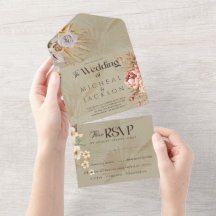 Casamento Floral Moderno da Bohemian Watercolor
