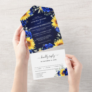 Casamento Floral Moderno de Girassol Russo Real