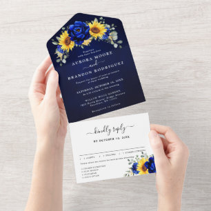 Casamento Floral Moderno de Girassol Russo Real