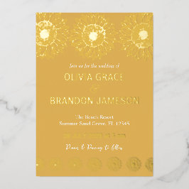 Casamento Floral Moderno dos Girassóis do Jardim A