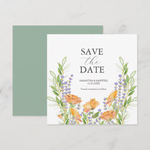 Casamento Floral Não Fotográfico Salvar Os Convite