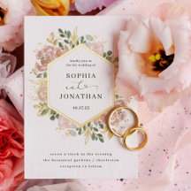 Casamento Floral Neutral de Aquarela Elegante | DO