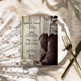 Casamento Floral Ocidental - Rustic Cowboy Boots C