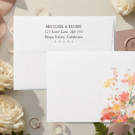 Casamento Floral Pintado com Tonalidade Romântica