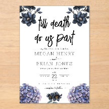 Casamento Floral Preto Temperamental Até que a Mor