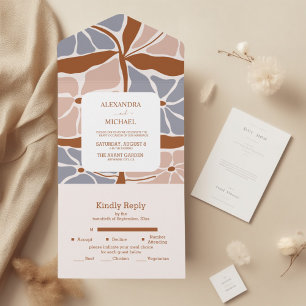Casamento Floral Retro Boho Chic