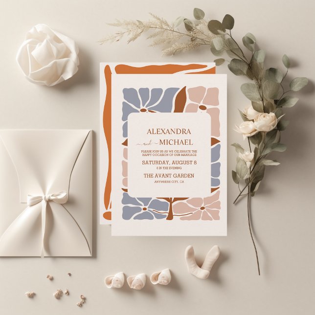 Casamento Floral Retro Boho Chic com Orçamento (Criador carregado)
