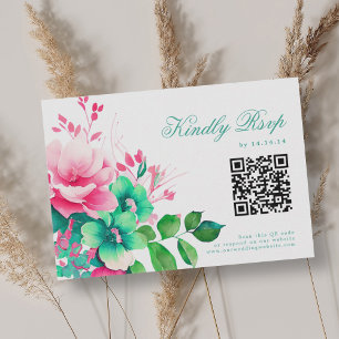 Casamento Floral Romântico Primavera de Verão RSVP