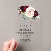 Casamento Floral Rosa Bege Burgundy Elegante