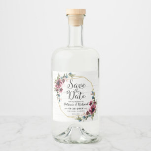 Casamento Floral Russo De Burgundy Salva A Data