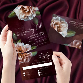 Casamento Floral Russo Escuro + Moody
