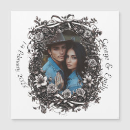 Casamento Floral Russo, sepia.