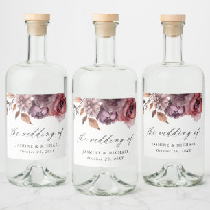 Casamento Floral Rustic Autumn Marsala