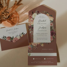 Casamento Floral Rustic Bloom Watercolor