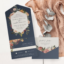 Casamento Floral Rustic Bloom Watercolor