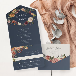 Casamento Floral Rustic Bloom Watercolor