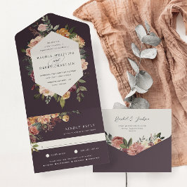 Casamento Floral Rustic Bloom Watercolor