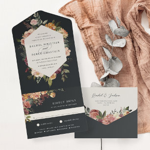Casamento Floral Rustic Bloom Watercolor