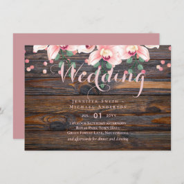 Casamento Floral Rustic Dusty Rosa Rosa