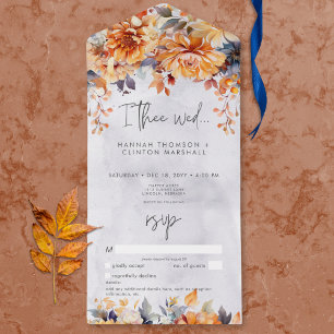Casamento Floral Rustic Rust & Marinho Fall Sem Ja