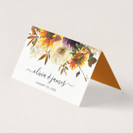 Casamento Floral Rustic Sunflower Fall