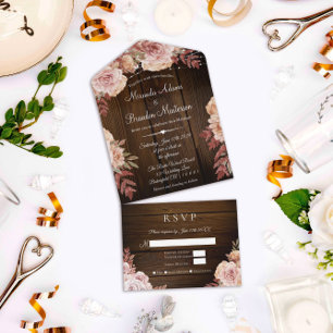 Casamento Floral Rustic Wood and String Lights