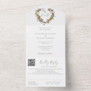 Casamento Floral Rústico em Verde Salvia com Códig