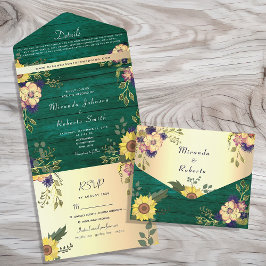 Casamento Floral Rústico Esmeralda Verde