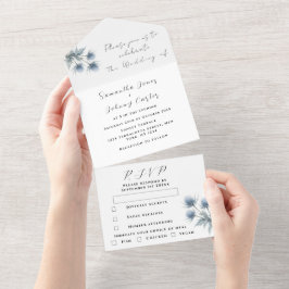 Casamento Floral Simples Escocês Blue Thistle