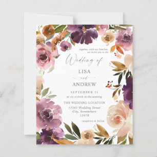 Casamento Floral V3 De Blush Purple E Rosa De Orç
