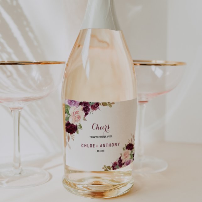 Casamento Floral Verde Blush Burgundy (Criador carregado)