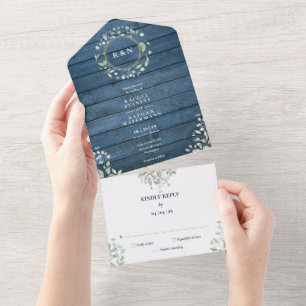 Casamento Floral Verde com Monograma de Madeira Rú