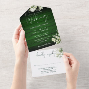 Casamento Floral Verde Madeira Rústica