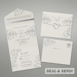Casamento Floral Vintage Clássico Elegante