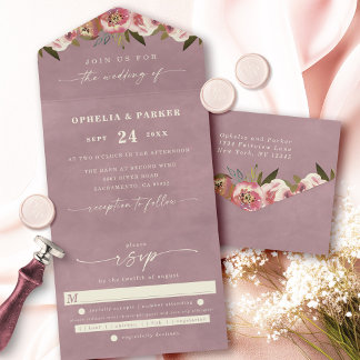 Casamento Floral Watercolor Cottagecore Ophelia