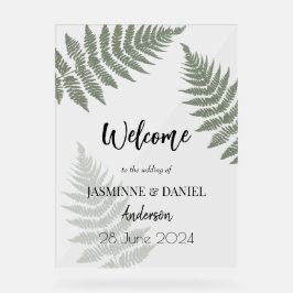 Casamento Floresta Verde Ferns Lá Fora