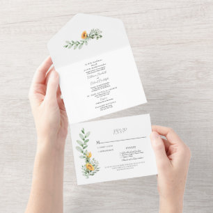 Casamento Formal de Girassóis com Ambos os Pais Li