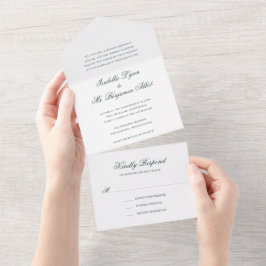 Casamento Formal Tradicional Floresta Verde Elegan