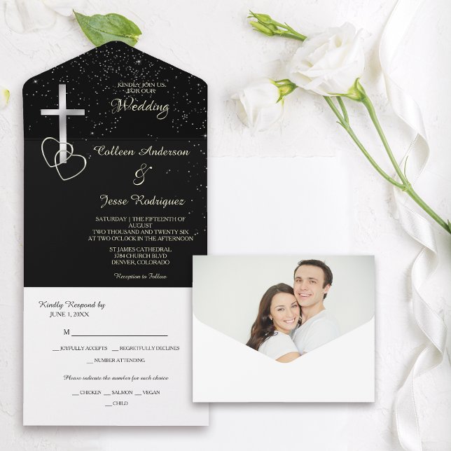 Casamento Fotográfico da Cruz Cristã de Prata Negr (Criador carregado)