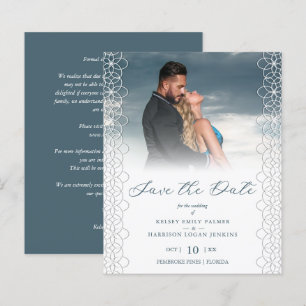 Casamento Fotográfico de Efeito de Lace Moderno d