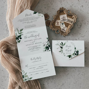 Casamento Fotográfico Emerald Greenery Tudo Em Um