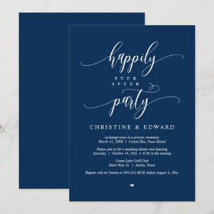 Casamento Fuga, Convite para Festa Feliz para Semp