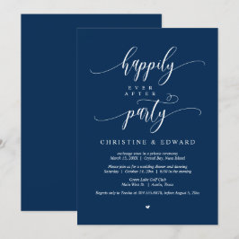 Casamento Fuga, Convite para Festa Felizes para Se