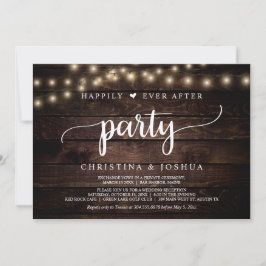 Casamento Fuga, Feliz para Sempre Convite para Fes