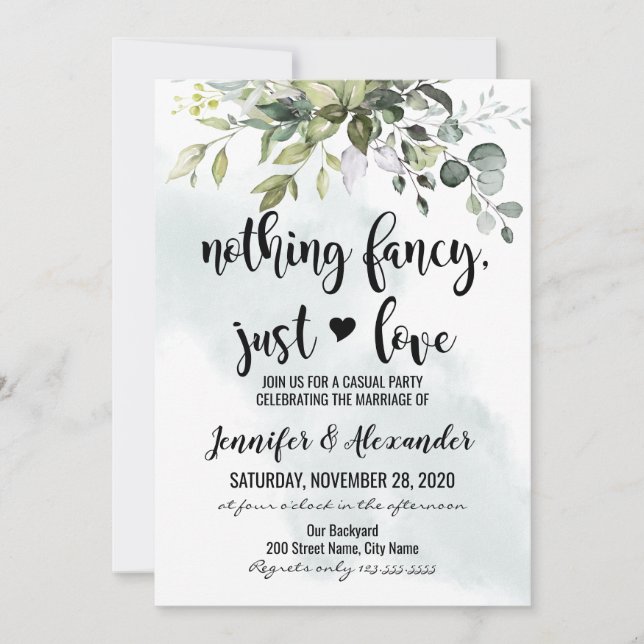 Casamento Fuga para a Natureza (Frente)