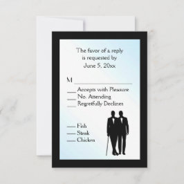 Casamento Gay no Dia Azul com Escolha do Menu